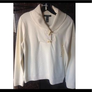 Ralph Lauren  pullover Gold toggle buttons